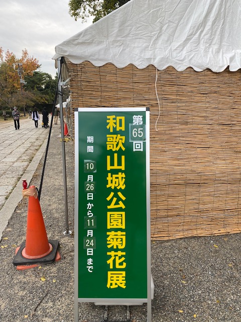 和歌山城公園菊花展