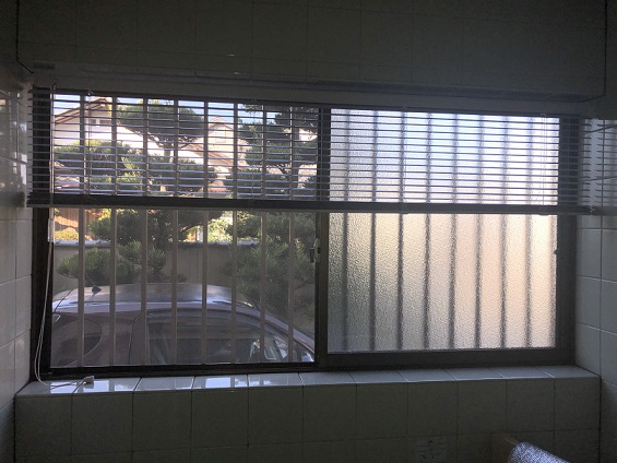 和歌山市　蔭山組　浴室窓　インプラス　リフォーム