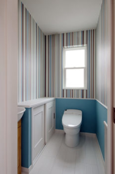 和歌山 トイレリフォーム 壁紙