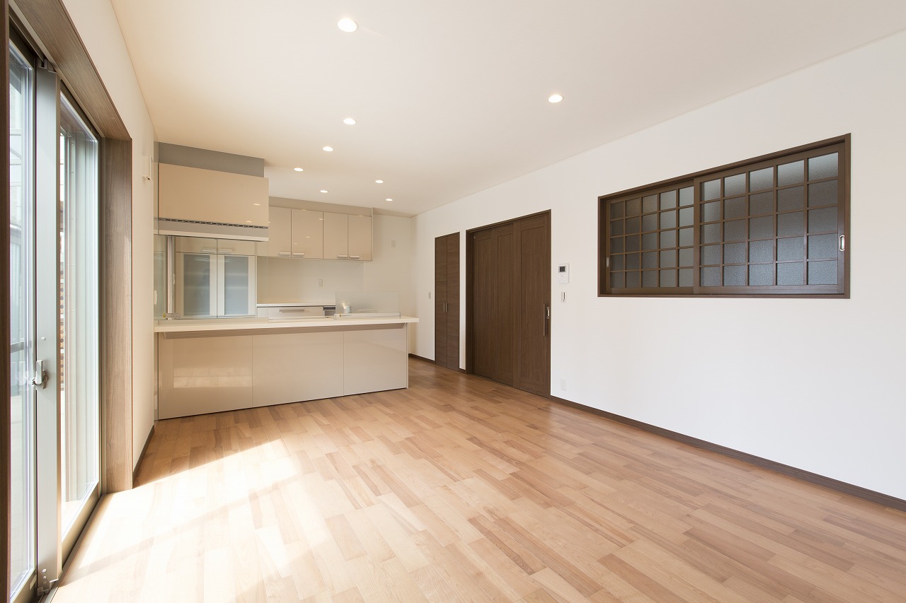 リビングからキッチン