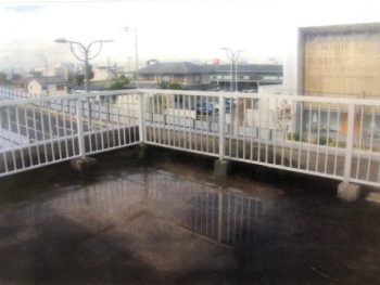 蔭山組 太陽温水器撤去