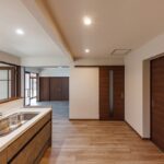 耐震改修と間取り変更で実現した広々なLDK