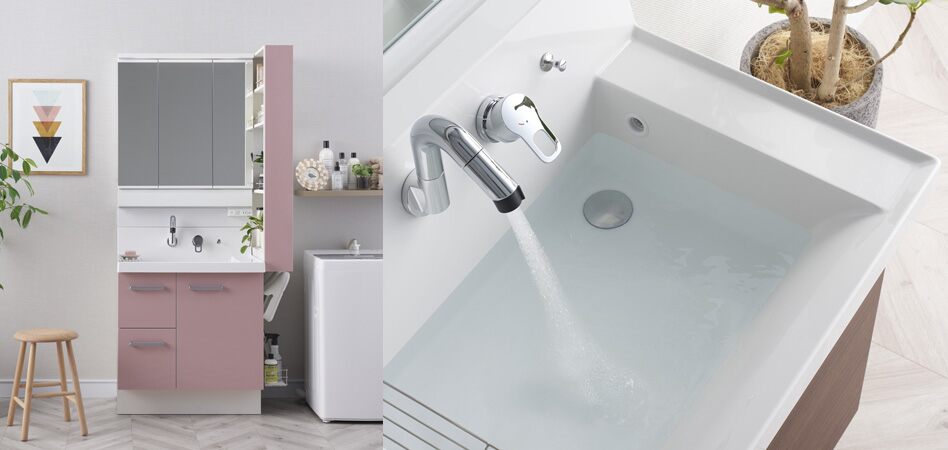 洗面台リフォーム LIXILピアラ 蔭山組 和歌山市 リフォーム 洗面台リフォーム LIXILピアラ 蔭山組 和歌山市 リフォーム