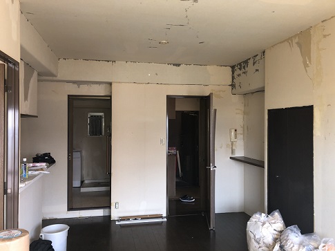 和歌山市 蔭山組 内装リフォーム クロス貼替