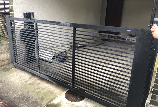 和歌山市 蔭山組 カーゲート撤去 リフォーム 和歌山市 蔭山組 カーゲート撤去 リフォーム