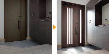 玄関ドア　蔭山組　和歌山市　和歌山　リフォーム　リフォーム会社