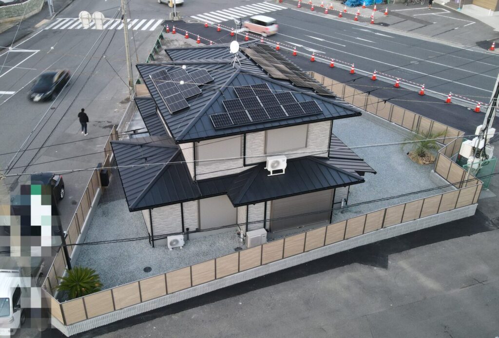 和歌山市　外構リフォーム・太陽光、蓄電池設置工事