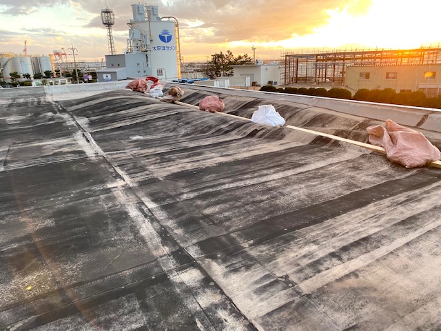 屋上の防水工事