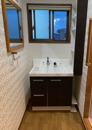 和歌山市 蔭山組 洗面台 リフォーム